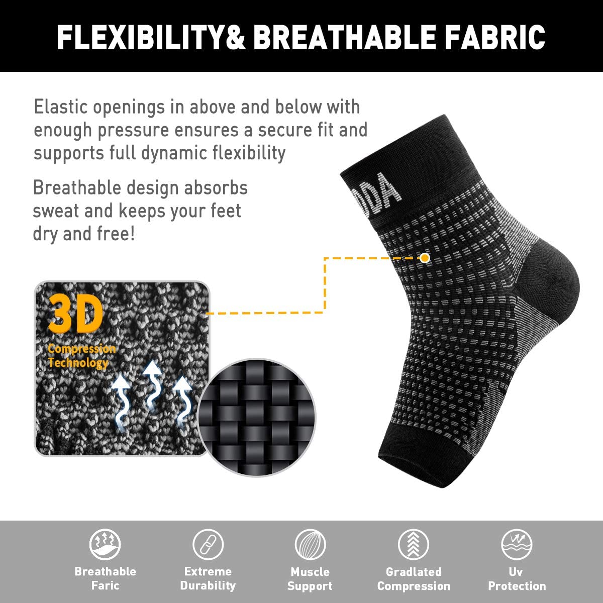 AVIDDA Plantar Fasciitis Socks 2 works - Image 4
