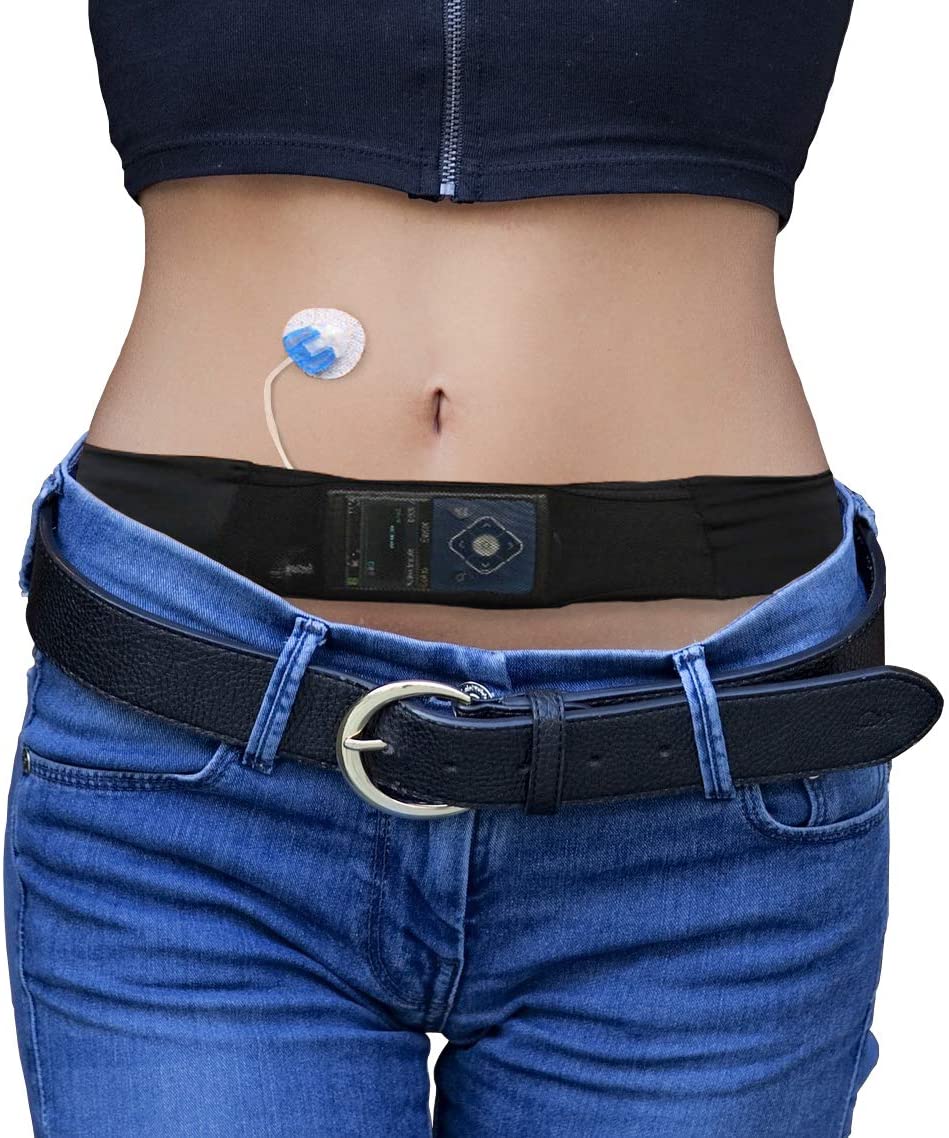 Glucology Insulin Pump Belt Fanny Pack for Running or Travel