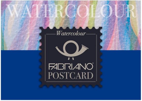 Fabriano Watercolour Postcards Pad - 20 sheets - 300gsm White Paper