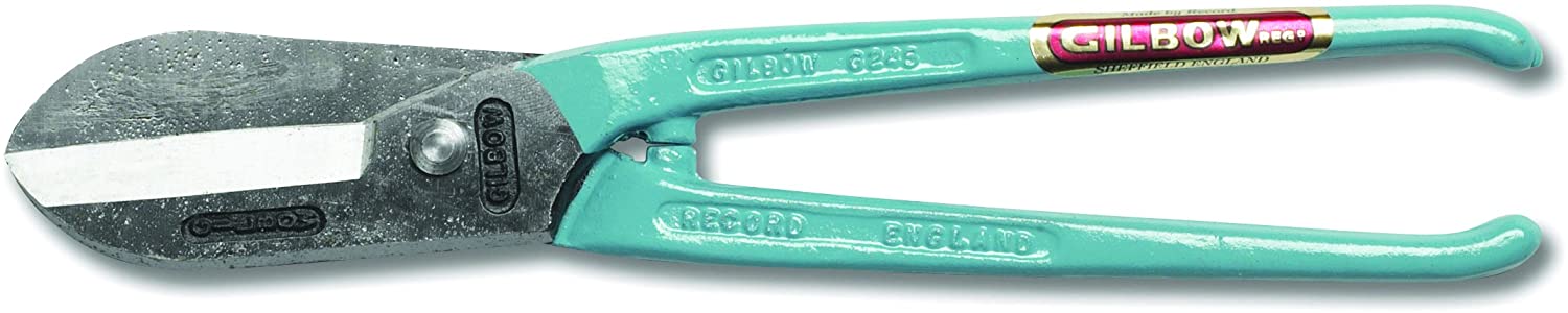 Gilbow G245 Straight Tin Snip 10-inch, IWTG24510, Silver, 10"