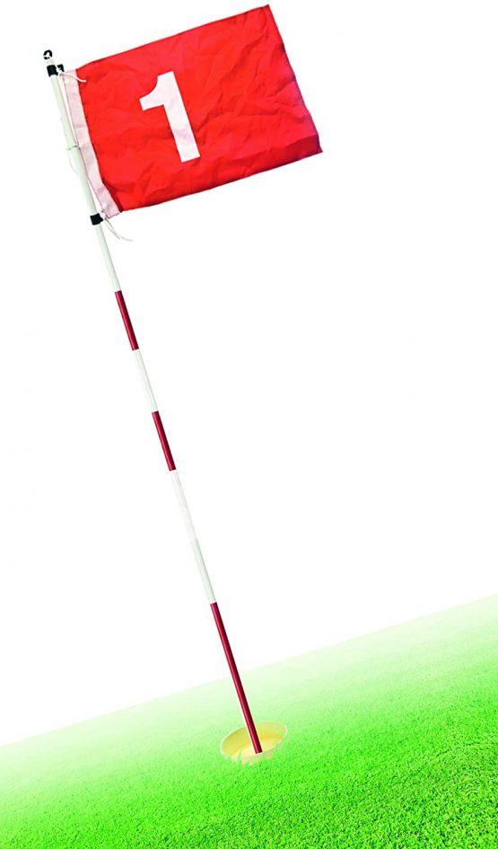 Longridge - Backyard Flag Stick (6ft), white & red, 45cm, PAFS - Image 3