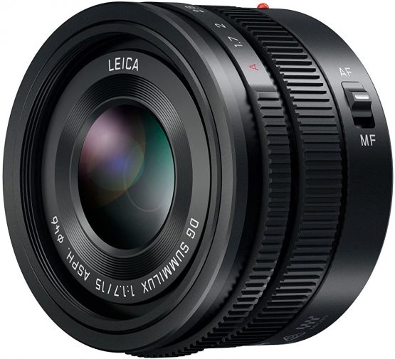 Panasonic H-X015E-K LEICA DG SUMMILUX 15mm F1.7 ASPH Lens - Black - Image 2