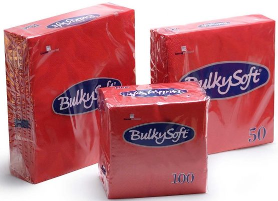 Red Luncheon Napkins 33x33cms 2 Ply - Pack of 100