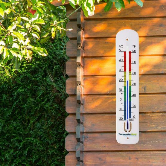 Large Outdoor Thermometer - 380 mm Garden Thermometer Outdoor For Use In Garden Greenhouse Patio Sun Terrace Shed Allotment Wall Classic Thermometer Indoor Outside Temperature Gauge - Image 4