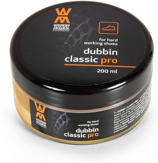 Worker Walker Dubbin Classic Pro - Natural Grease For Work Shoes Boots - Professional Wax Paste For Leather Shoes Boots – Nourishment And Water Repellency, For All Colours, 200 ml – 6.76 fl. Oz