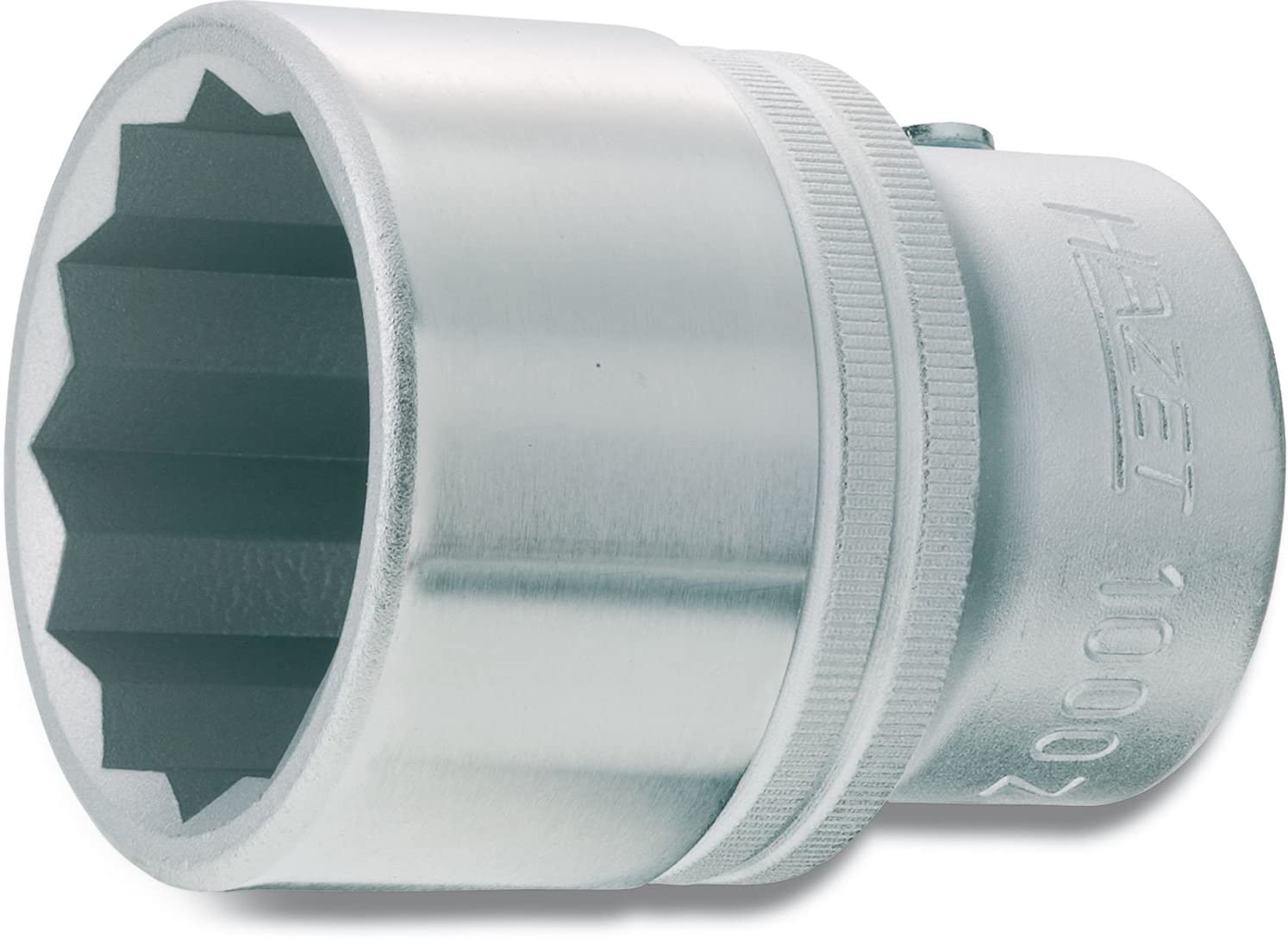 HAZET 1000Z-32 58 mm 12-Point Profile Socket - Chrome-Plated/Polished, Schlüsselweite: 32 mm