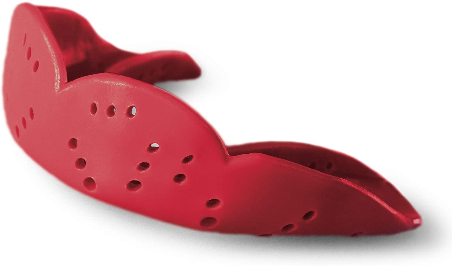 SISU Mouth Guard Aero, Intense Red, Ultra Slim Gumshield for Adults & Kids