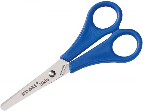 Dahle Office Technology Scissors Kids Round Blue 5 Inch (13 cm)