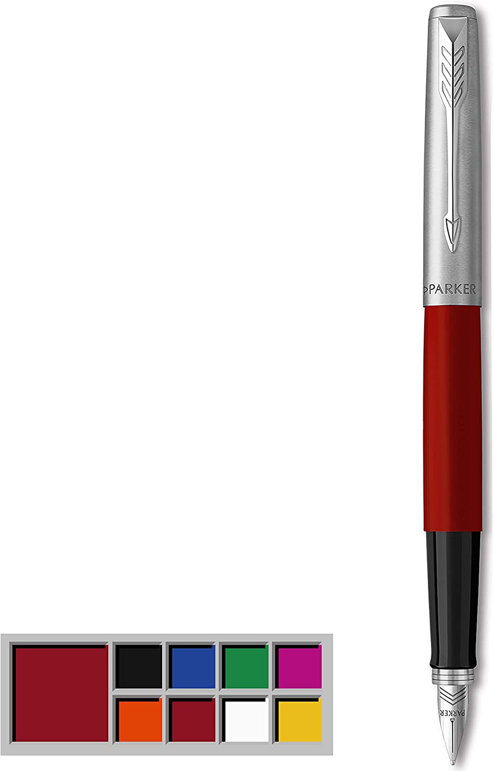 Parker Jotter Originals Fountain Pen, Red
