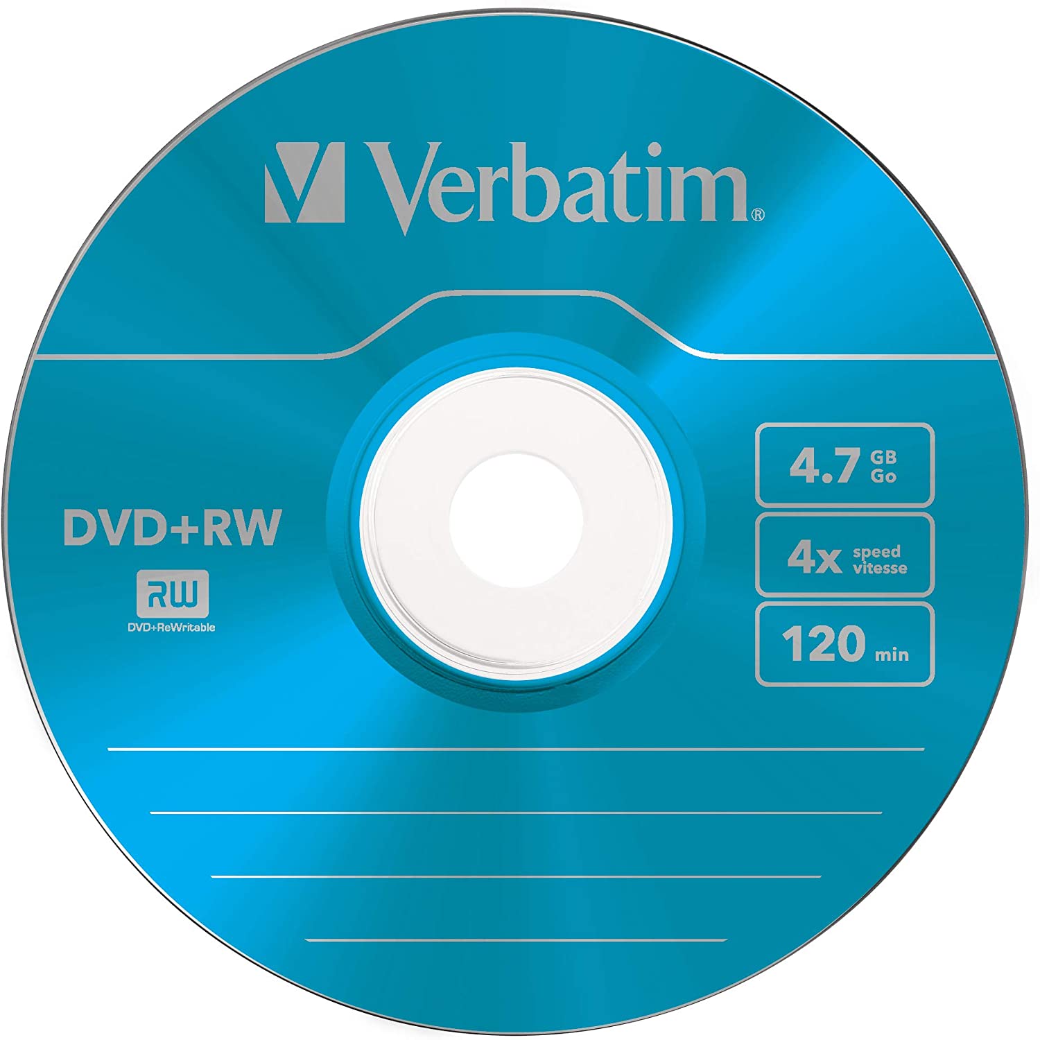 Verbatim DVD+RW 4.7 GB - 4x Burning Speed, Long Service Life, Scratch Protection, Slim Case, 5-Pack, Colour, 1 - Image 2