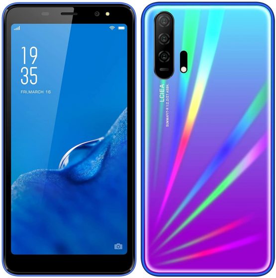 SIM-Free & Unlocked Mobile Phones, ShaQx 5.5" Android Smartphones,1GB RAM & 4GB ROM, Dual Camera, Dual SIM,3G/GSM Cell Phones (S21 Ultra-Blue)