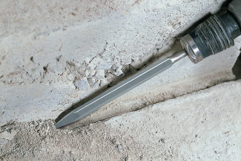 wolfcraft Tile Chisel, SDS Plus Shank I 7911000, Schwarz, 20 mm - Image 2