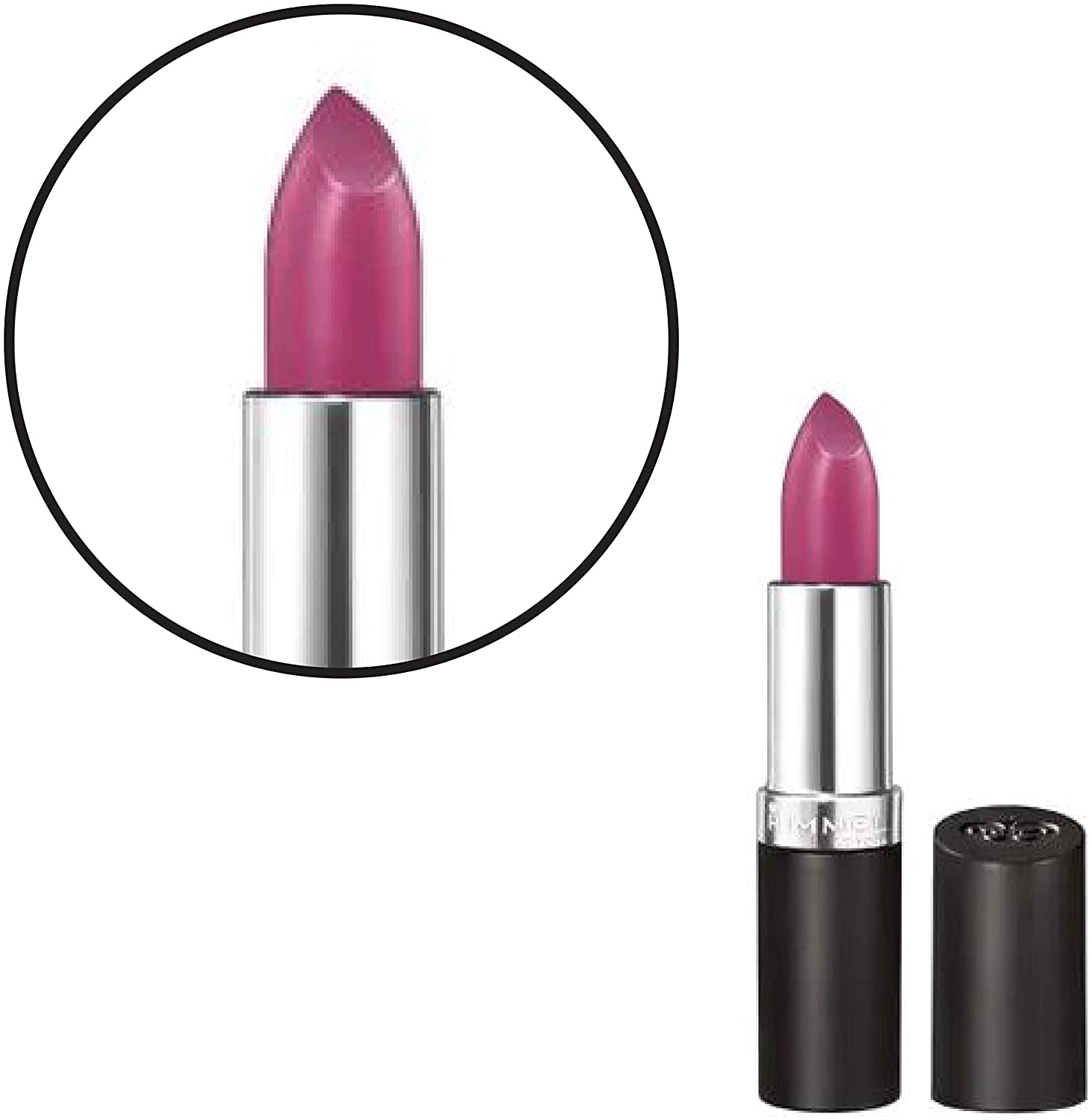 Rimmel Lasting Finish Lipstick 086 Sugar Plum, Creamy Satin Finish, Long Lasting 8 HR Wear, Comfortable Formula, Rich Pigment - Image 4