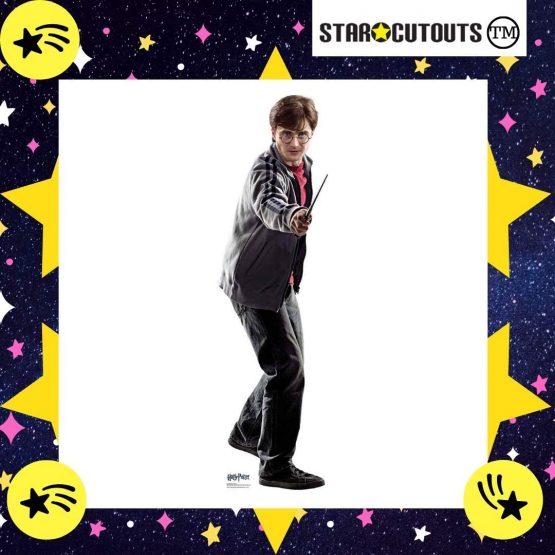 From the Official Harry Potter Books Star Cutouts Mini Cardboard Cutout of Harry Potter (Daniel Radcliffe) - Image 3