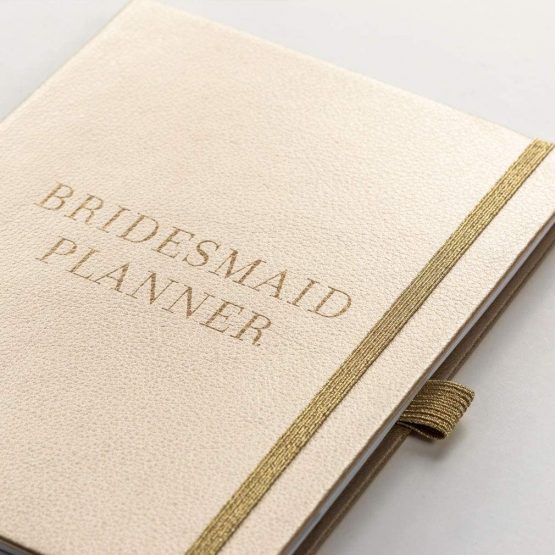 Busy B Wedding Bridesmaid Planner - A5 Faux Leather Gold Organiser - Image 2