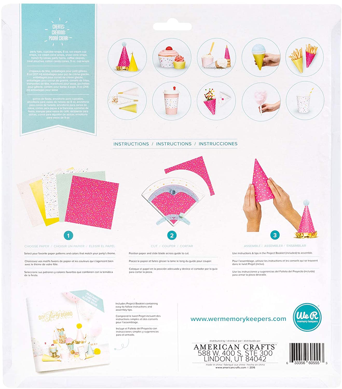American Crafts We R Memory Keepers DIY Party Tools - Punch Board, Multi-colour, 36 x 5.1 x 29 cm - Image 2