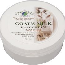 Goats Milk Nourishing Hand Cream 200g by Elegance Natural Skin Care. Formulated for dry, sensitive skin. MULTI AWARD WINNING.