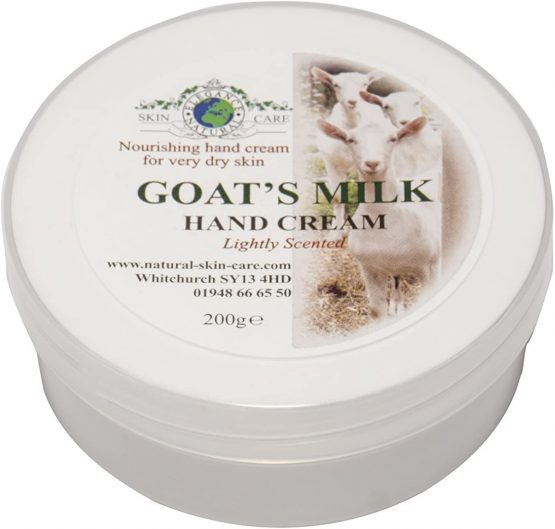 Goats Milk Nourishing Hand Cream 200g by Elegance Natural Skin Care. Formulated for dry, sensitive skin. MULTI AWARD WINNING.