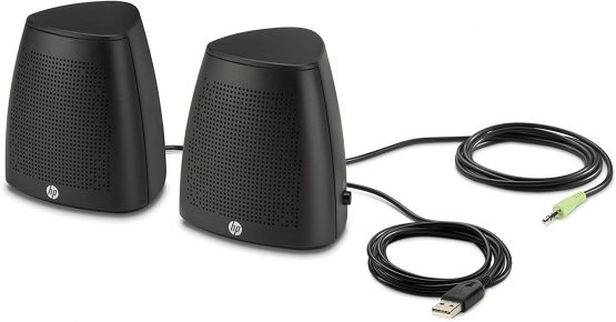 HP PERIPHERIQUE AUDIO S3100 USB SPEAKER Noir, Black - Image 3
