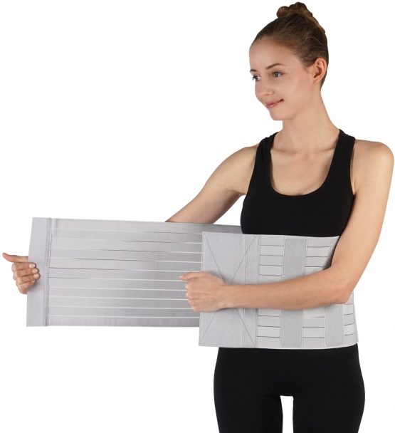 Soles Compression Abdominal Binder, Post-Surgical and Postpartum Belly Wrap, Adjustable Belly Wrap Supports Muscle & Skeletal Stability, Unisex, One Size Fits Most - Image 3