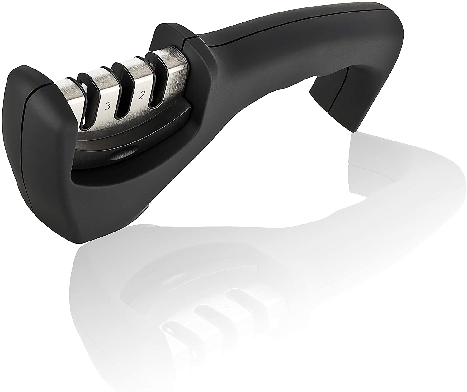 B.PRIME Classic Manual Knife Sharpener - Professional 3-Stage Knife Sharpening System - Image 3