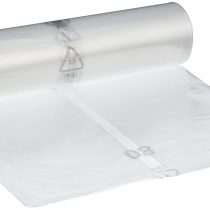 Deiss Type 60 Premium 19002 Rubbish Bags 700 x 1100 mm, 25 per roll, Transparent