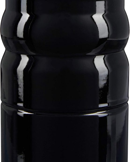 Relaxdays Wooden Pepper Mill, Ceramic Grinding Mechanism, Large, Size: 40 x 6 x 6 cm, Classic Design, Black, Wood, 5.5 x 5.5 x 39.5 cm - Image 4