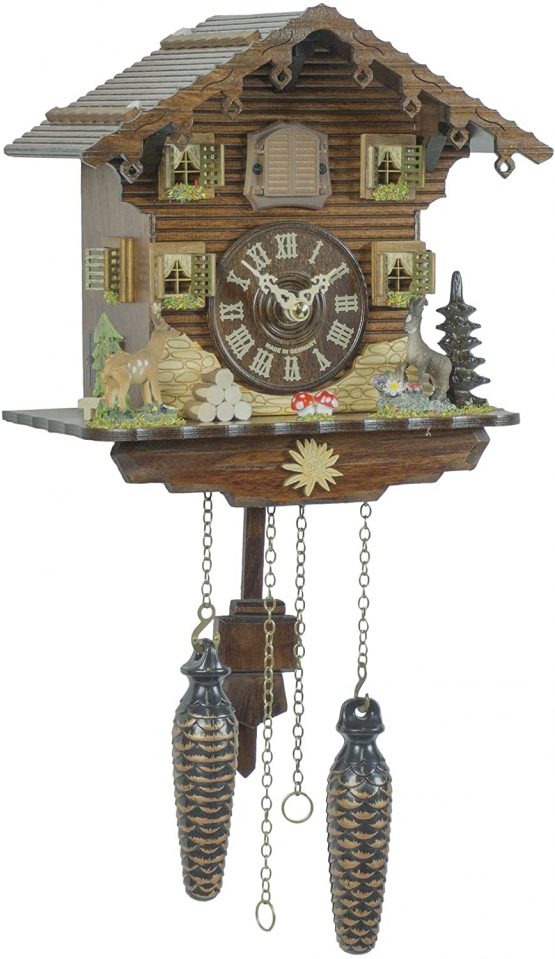 Trenkle Quartz Cuckoo Clock Swiss house TU 432 Q