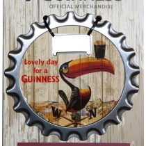 Guinness 3 in 1 Bottle opener, Fridge Magnet and Coaster With Toucan Design