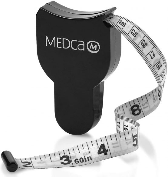 Body Fat Caliper and Measuring Tape for Body Skinfold