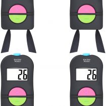 Frienda 4 Pieces Digital Hand Tally Counter Golf Sports Counter Electronic Add Subtract Manual Clicker Handheld Mechanical Number Click Counter with Neck Lanyard
