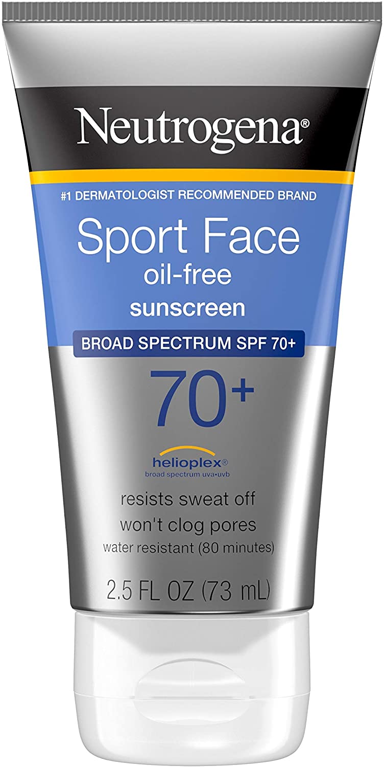 Neutrogena Sport Face SPF#70+ 73 ml Tube, Lotion, White, 73 ml (Pack of 1)