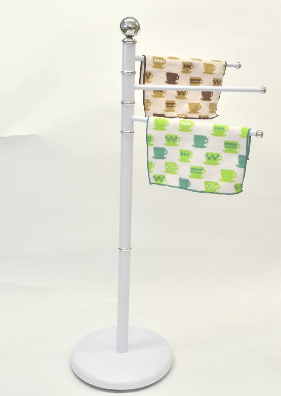 Wenko Wenselaar GmbH & CO KG Toallero de Pie Exclusive, Blanco, White - Image 3