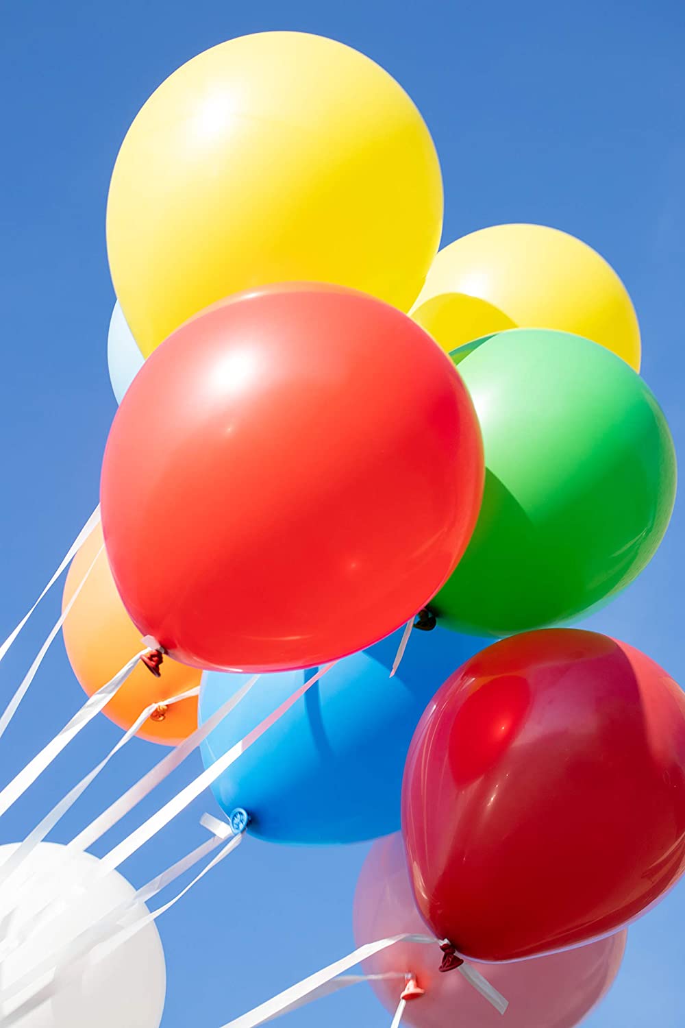 Folat 08101 Yellow Balloons 30 cm-100 Pieces, 100er Pack - Image 2