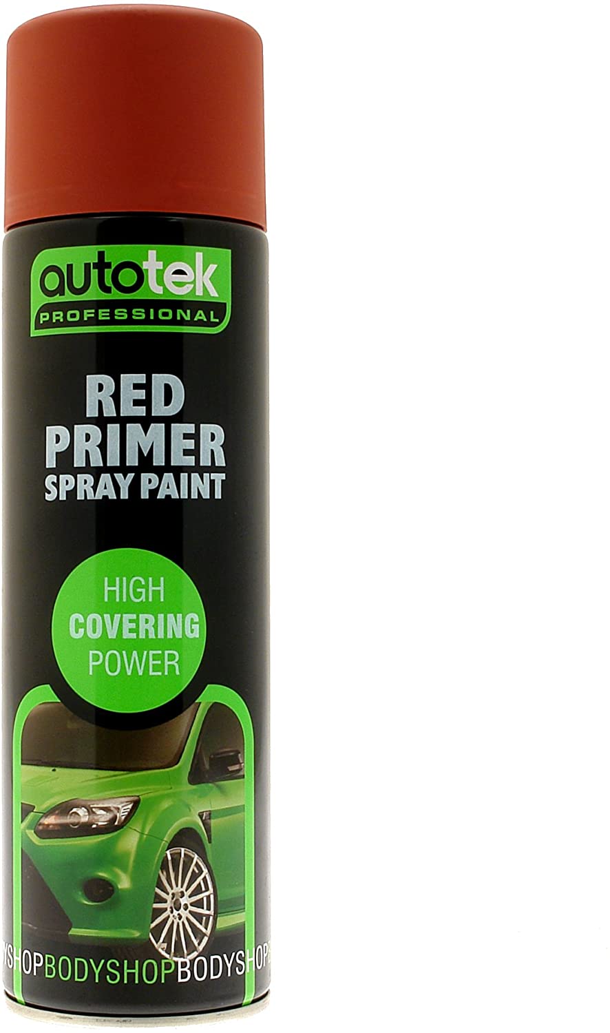 Autotek Professional High Covering Power Spray Paint, Red Primer, 500 ml, 500 ml (Pack of 1)