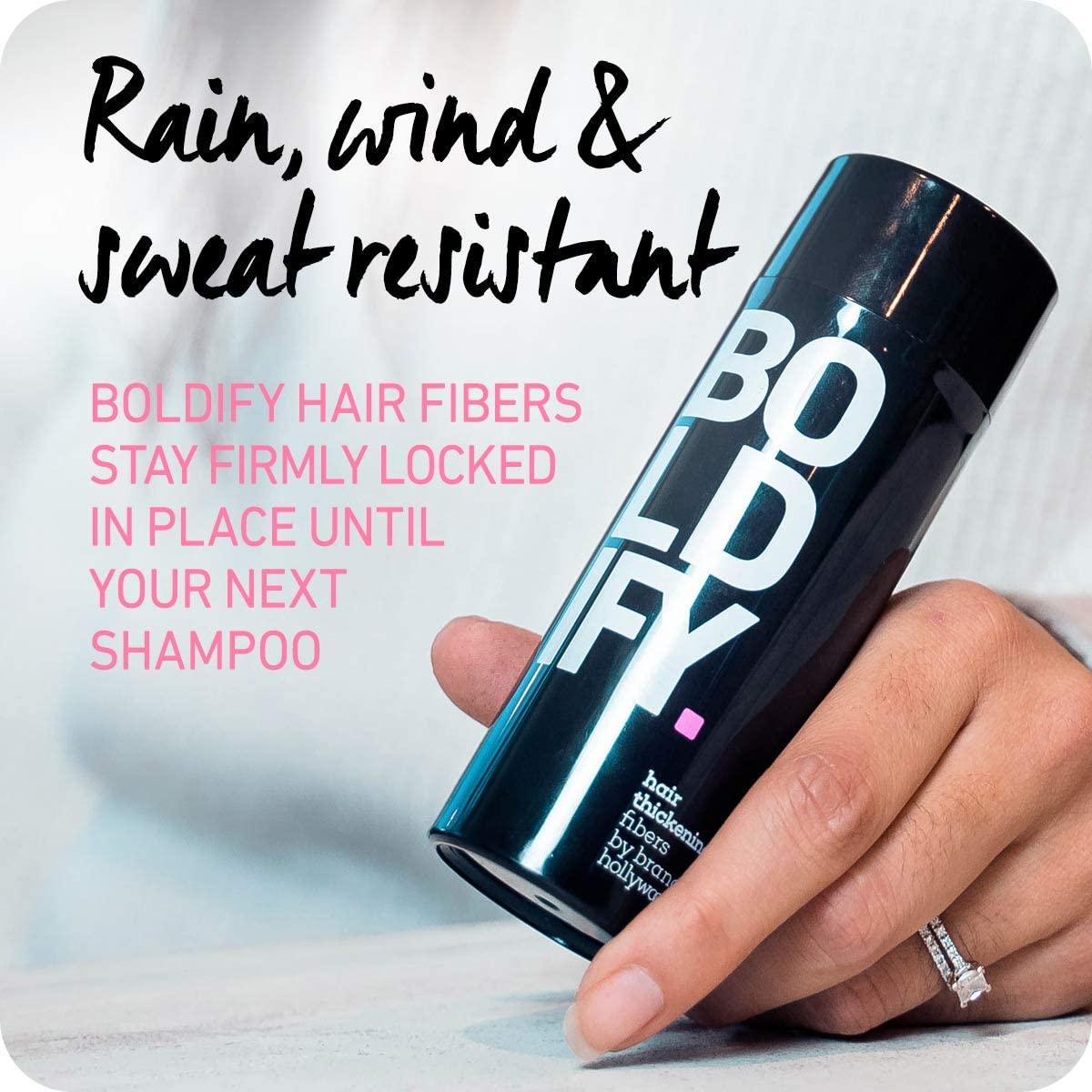 BOLDIFY Hair Fibres (28g), Fill In Thinning and Fine Hair for an Instantly Fuller Thicker Look, 14 Shades for Women and Men - Image 4
