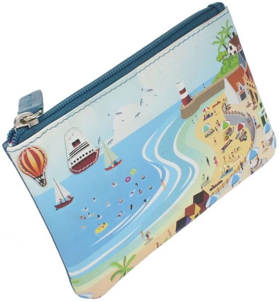 Mala Leather Applique And Printed Leather Coin Purse 4115_11 Seaside - Image 3