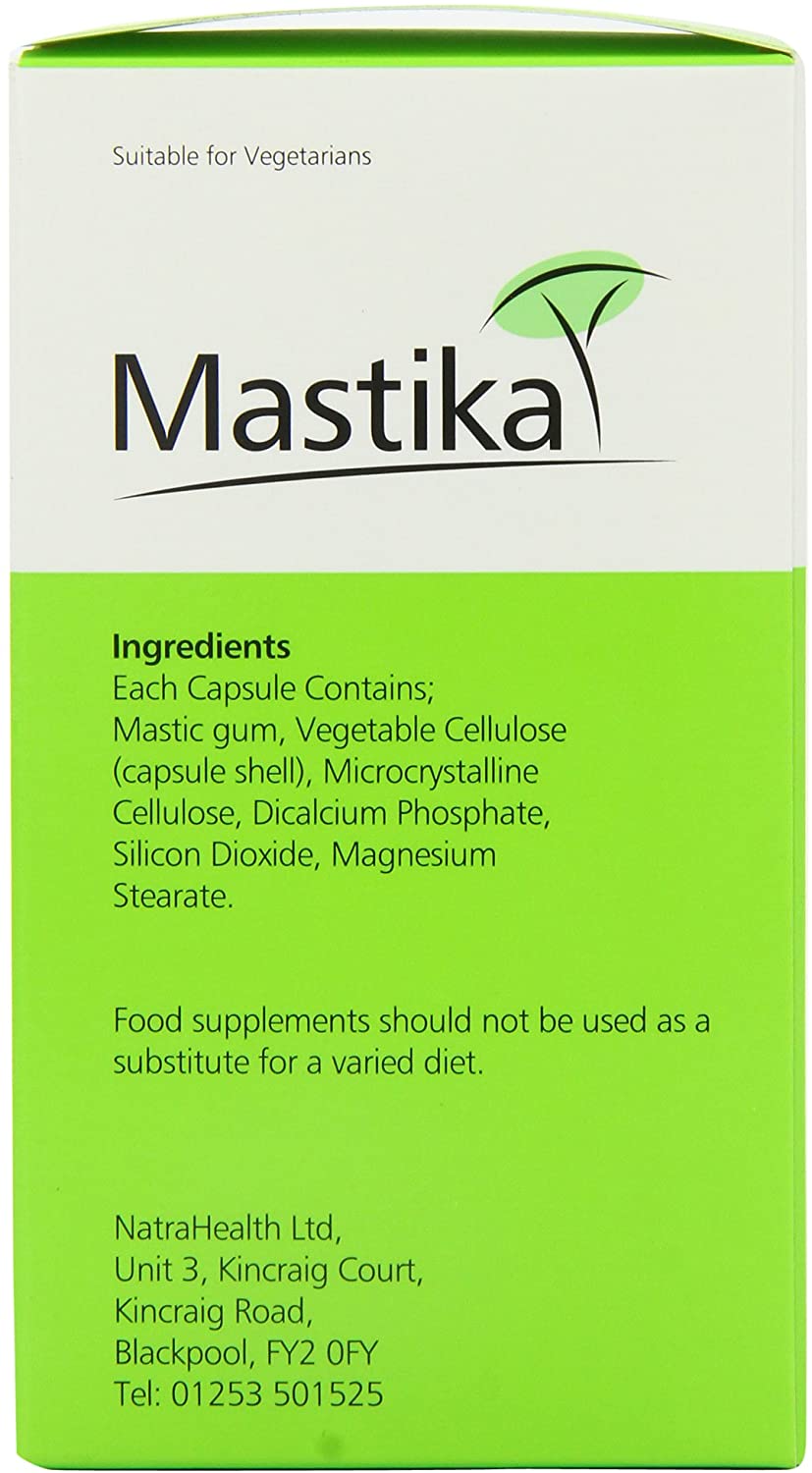Mastika 500mg Mastic Gum - Pack of 60 Vegetarian Capsules, 60 count (Pack of 1) - Image 2
