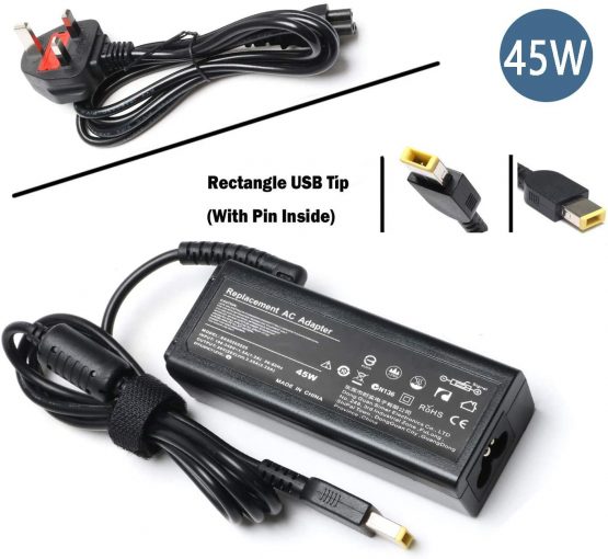ADLX45NDC3A ADLX45NLC3A ADLX45NCC3A ADLX45NCC2A Laptop Charger for Lenovo Thinkpad G50, IdeaPad 300, Yoga 11S 11 Series- 45W Power Supply Charger Adapter