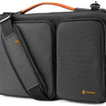 tomtoc 360 Protective Laptop Shoulder Bag for 15.6 Inch Acer Aspire 3/5/7 Laptop, HP Pavilion 15.6, Dell Inspiron 15 3000, 15.6 ASUS ROG Zephyrus, 2020 New Dell XPS 17, Waterproof Accessory Case