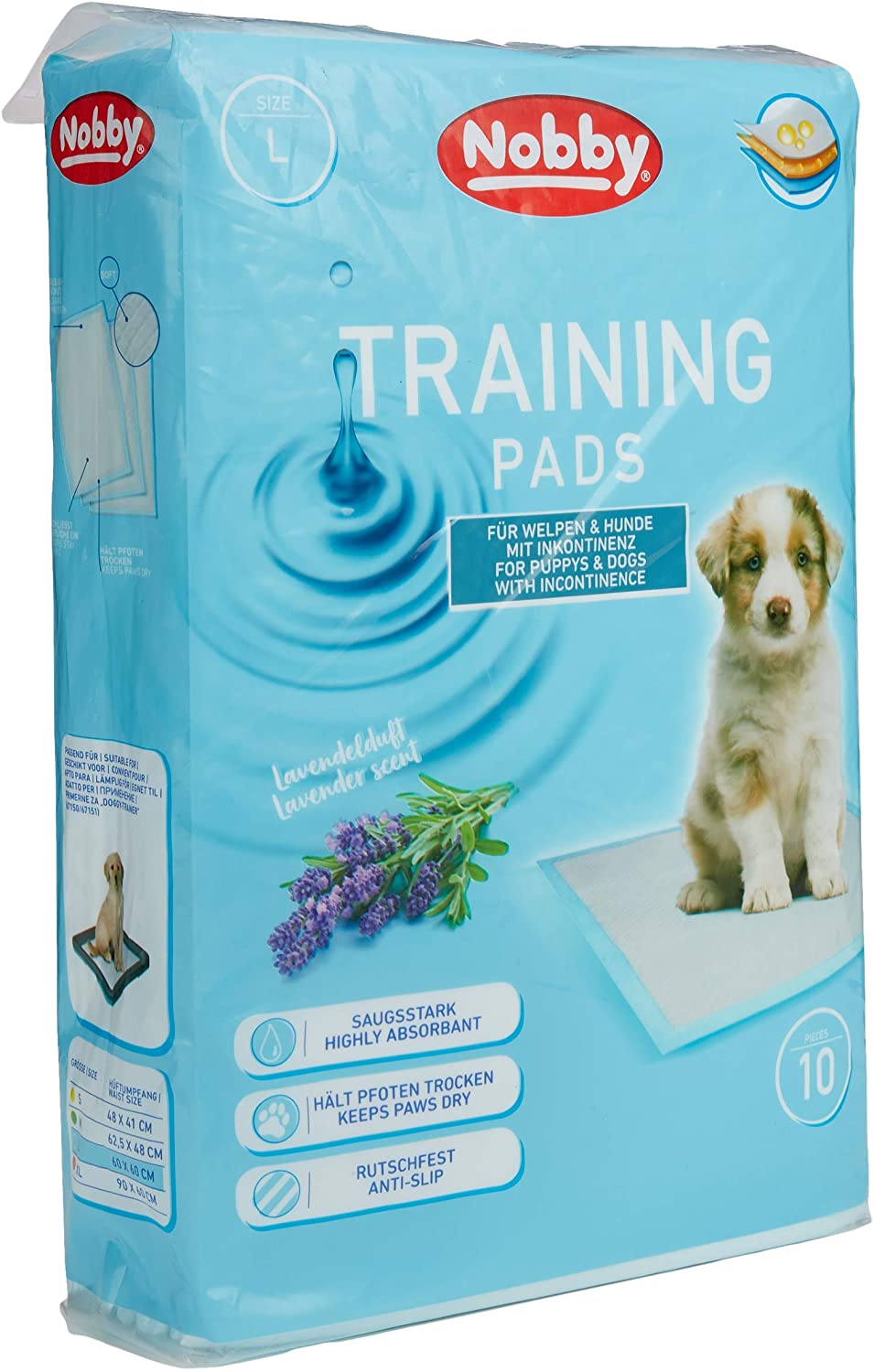 Nobby 57160 Training Pads, Lila, M