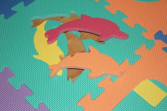 TLCmat Soft Foam Play Mat - EN71 Safety Approved Non-Toxic, Odorless, Use for Indoor and Outdoor (Geometric 10pcs Pack) - Image 3