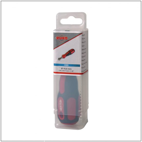 Ruko HSS Hand Deburrer with Countersinker, Bright Finish, 15.0 mm Diameter, R102144 - Image 3