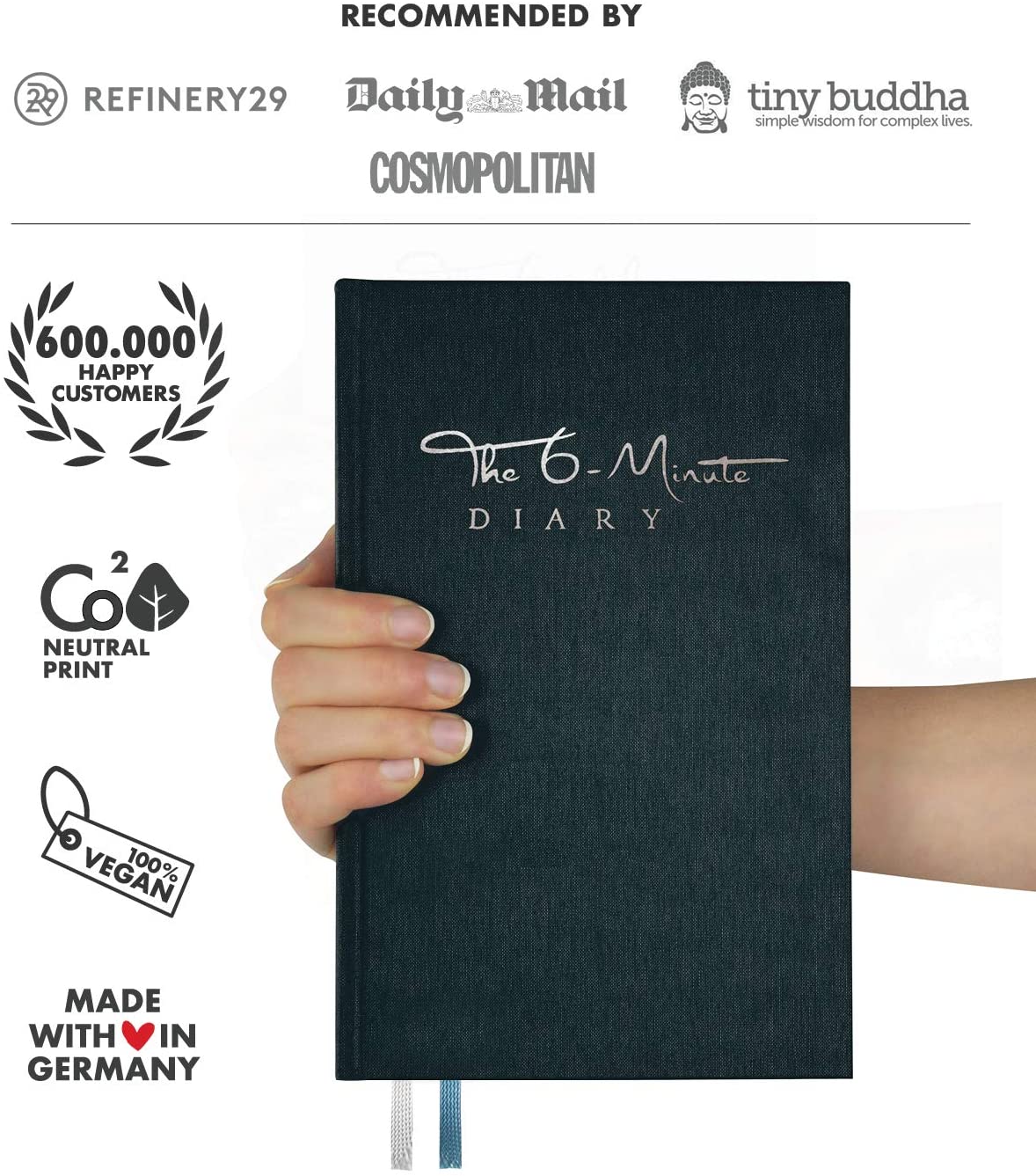 6-Minute Diary, 3-Million-Copy Bestseller Gratitude Journal for Men & Women - Image 2