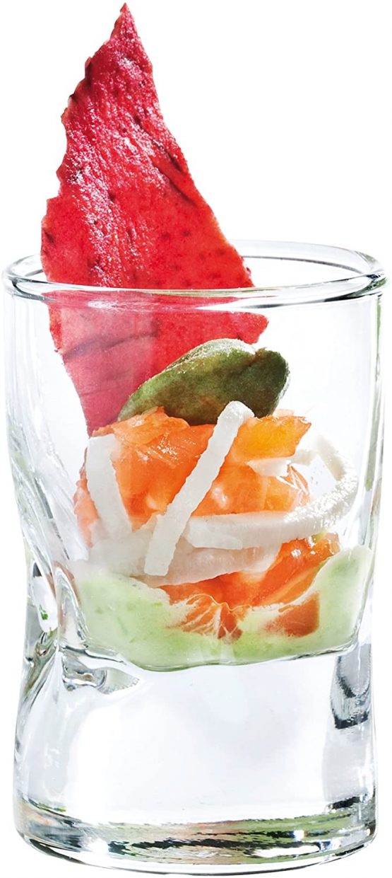 Durobor Carat – Lot De 6 Verrines Élégantes 230 Ml, Bol Amuse-Bouche En Verre Robuste, Sans Repère De Remplissage, Idéal Pour Présentations Raffinées