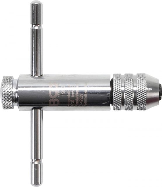 BGS 1980 | Tool Holder with Sliding Handle for Taps | M3 - M10 | 80 mm