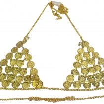Bristol Novelty BA1978 Princess Coin Bra Adult Costume, One Size