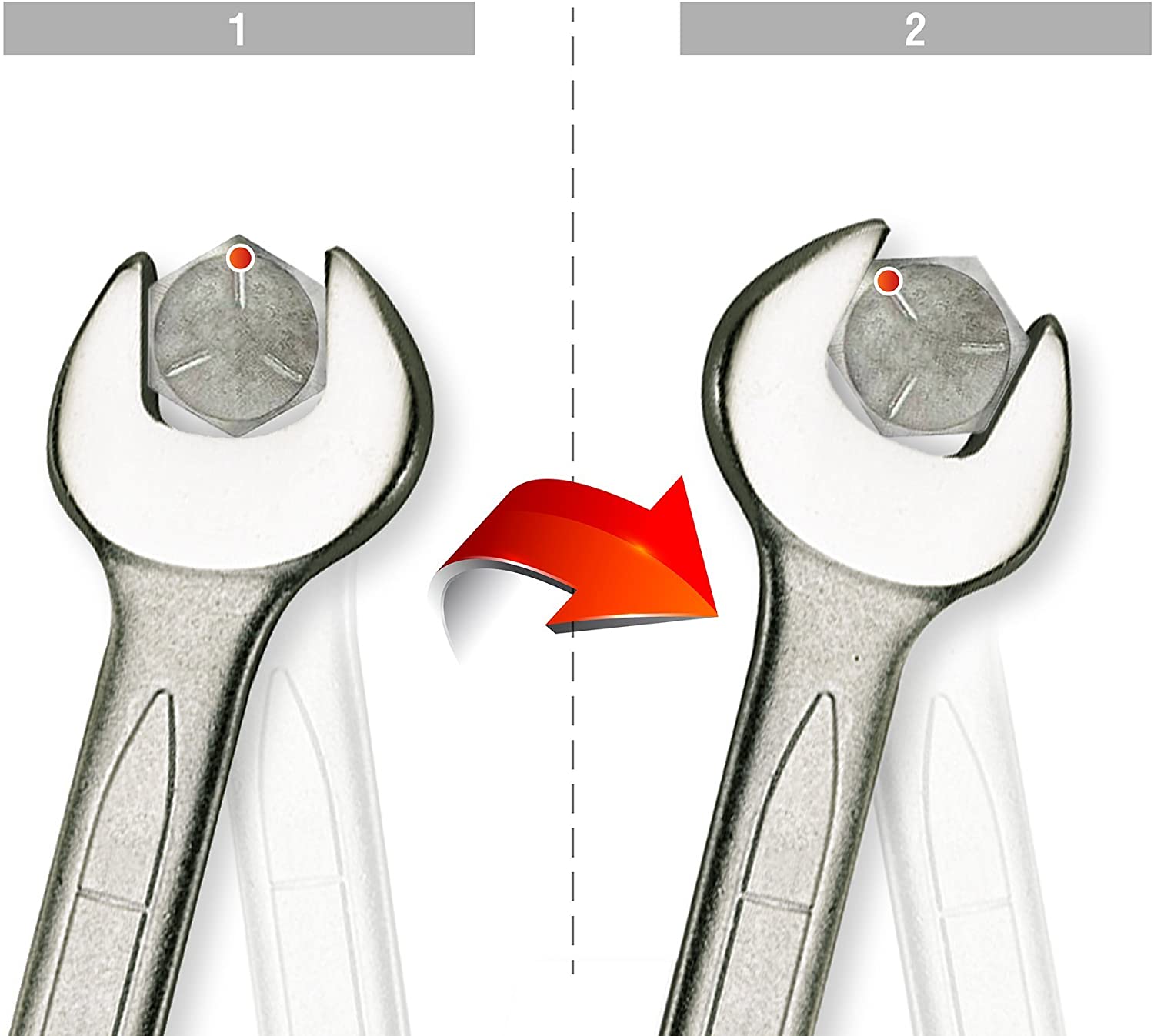 Teng 600532 Combination Spanner 32mm, Multicoloured - Image 2