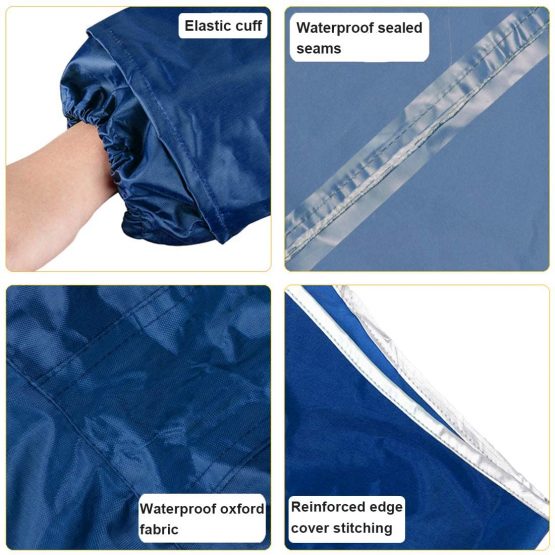 MAGARROW Outdoor Rain Poncho Waterproof Reflective Raincoat Poncho for Men Women Adult Outdoor Cycling Camping Hiking - Image 4