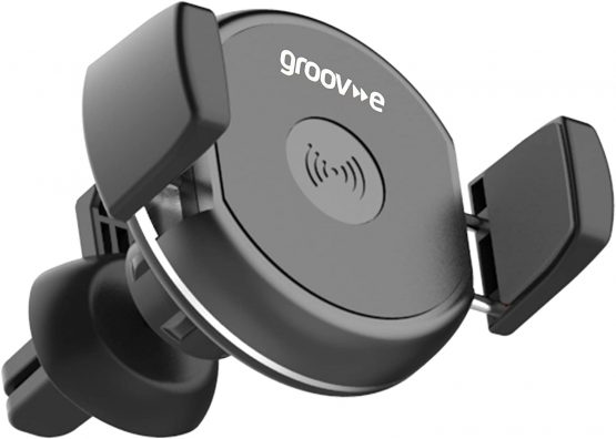 Groov-e 10W Wireless Car Mount In-Car Phone Holder with Wireless Charging